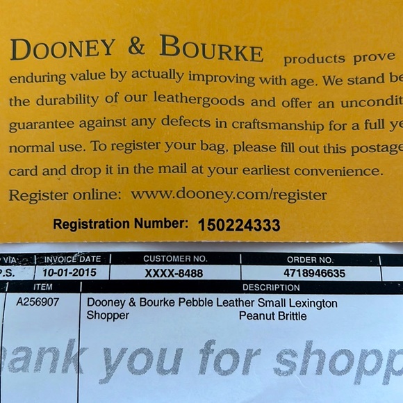 Dooney & bourke small Lexington purse - Picture 6 of 6